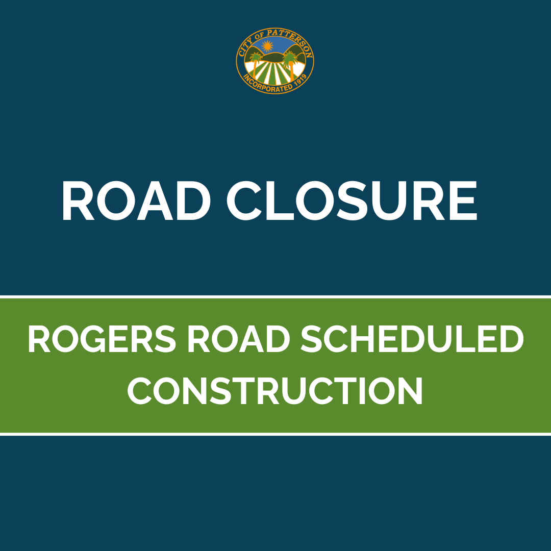 Road Closure- Rodgers Road May 2025