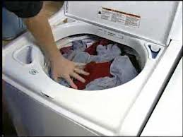Full Load of Laundry in the Washer