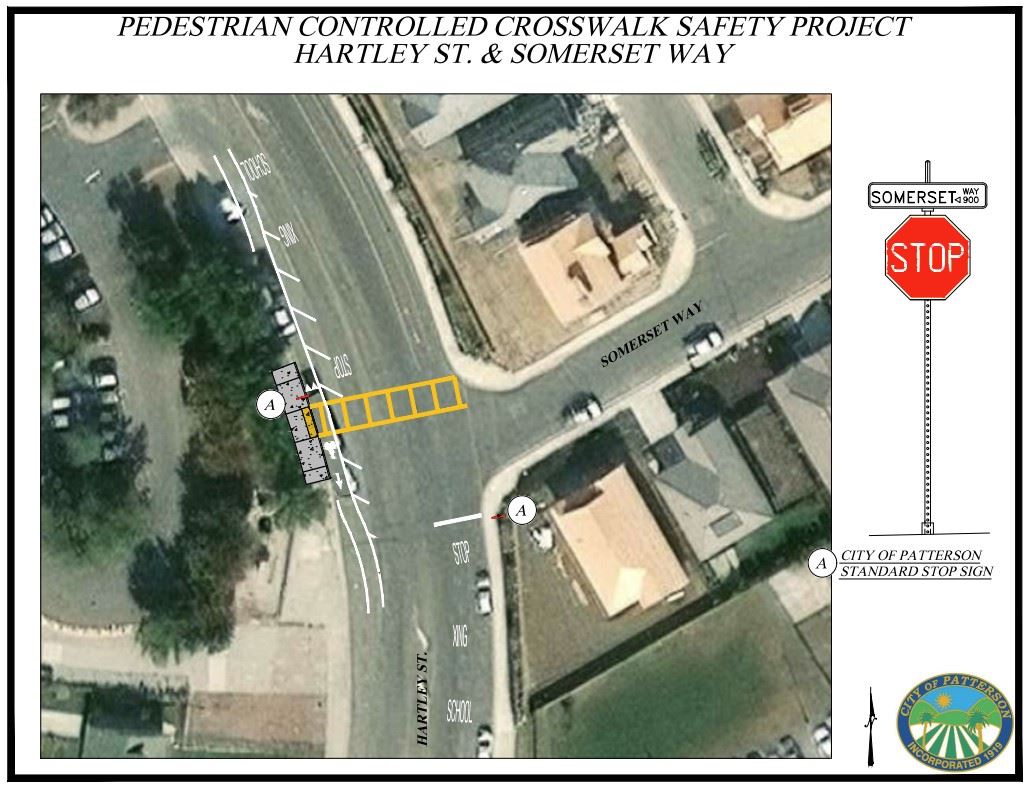 UPDATED Pedestrian Crosswalk Hartley Somerset