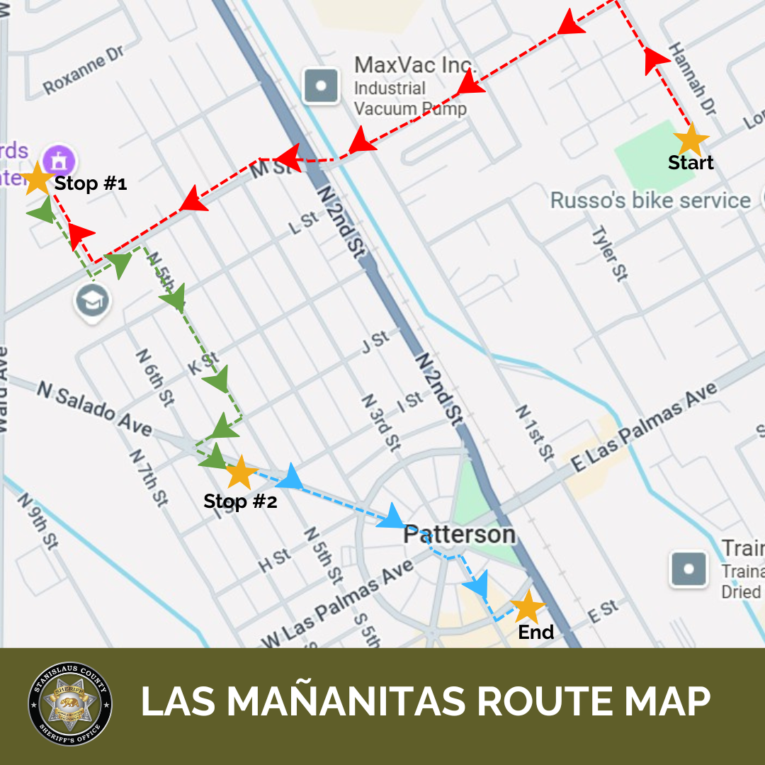 Public Notice - Las Mananitas Route Map