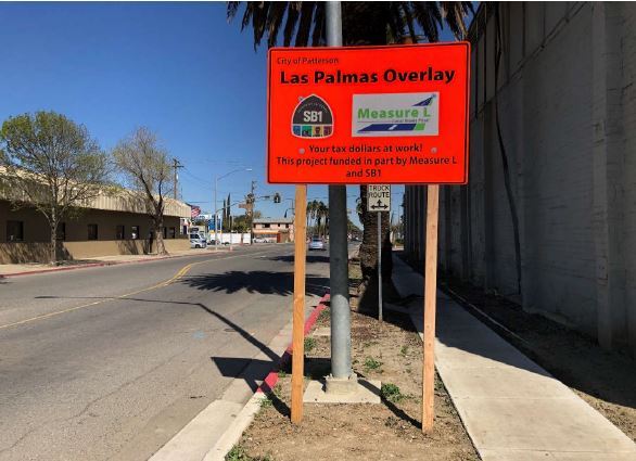 Las Palmas Measure L Sign